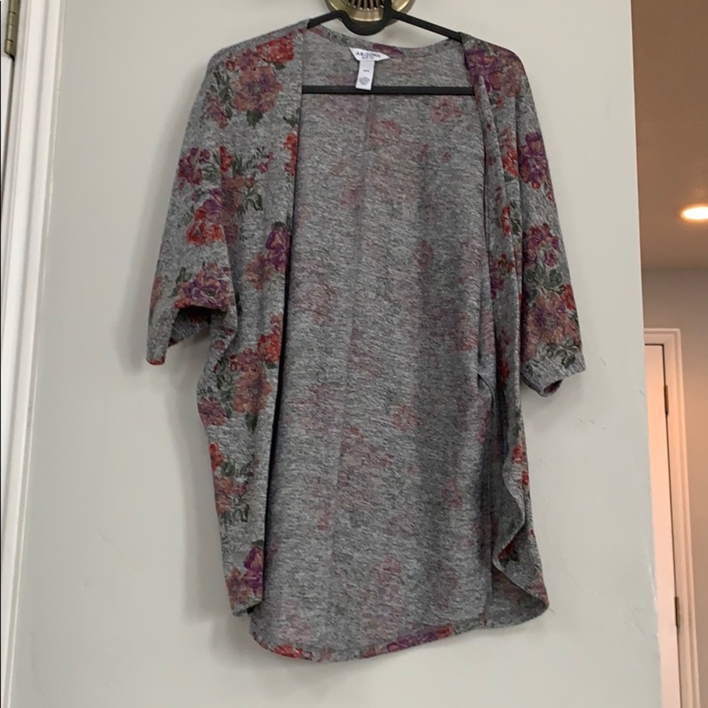 floral cardigan